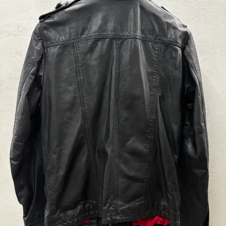 [BUNJANG] Superdry Real Leather Jacket Black M / 슈퍼드라이 리얼 레더 자켓 블랙 M