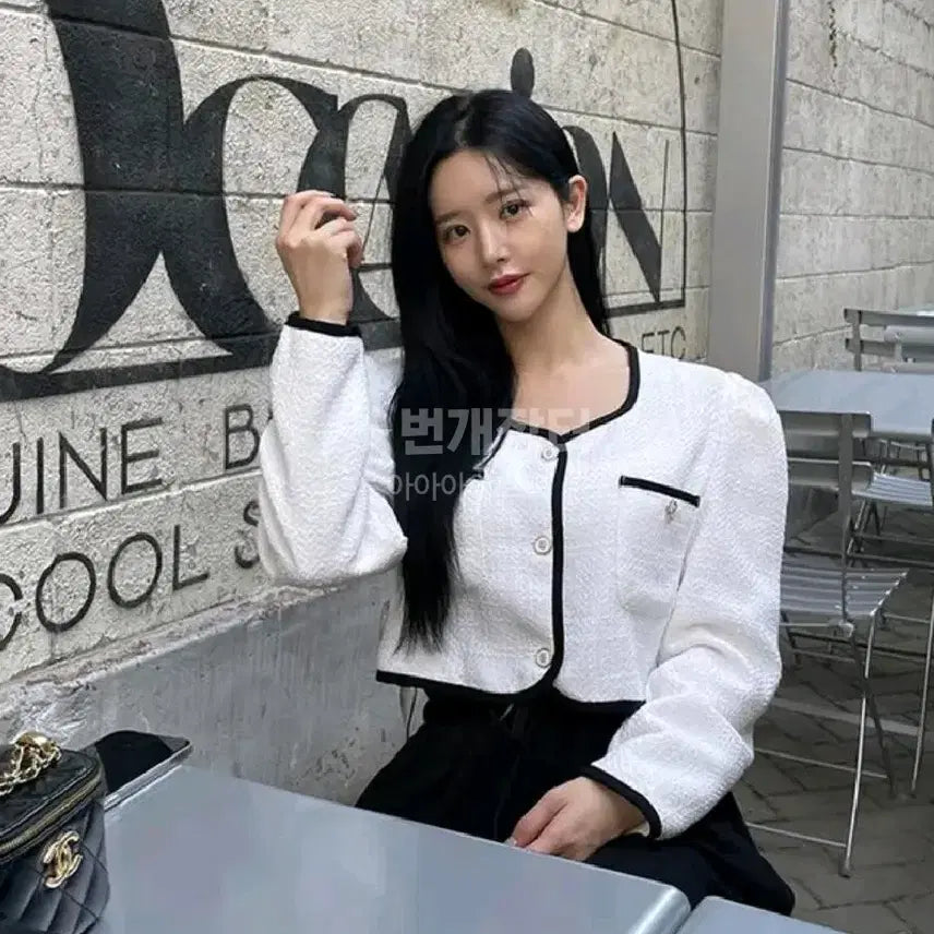 [BUNJANG] Mayvins Tweed Jacket / 메이빈스 하객룩 트위드 자켓