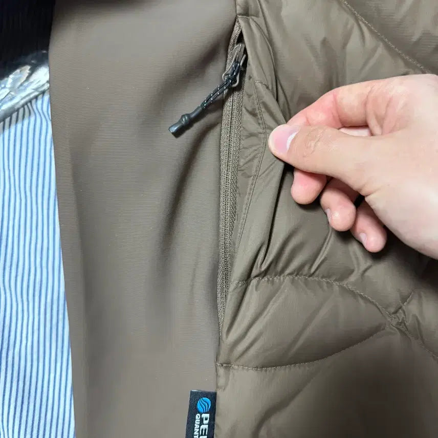 [BUNJANG] FREKER Pertex Down Jacket Brown S / FREKER 프리커 퍼텍스 다운 자켓 패딩 브라운 S