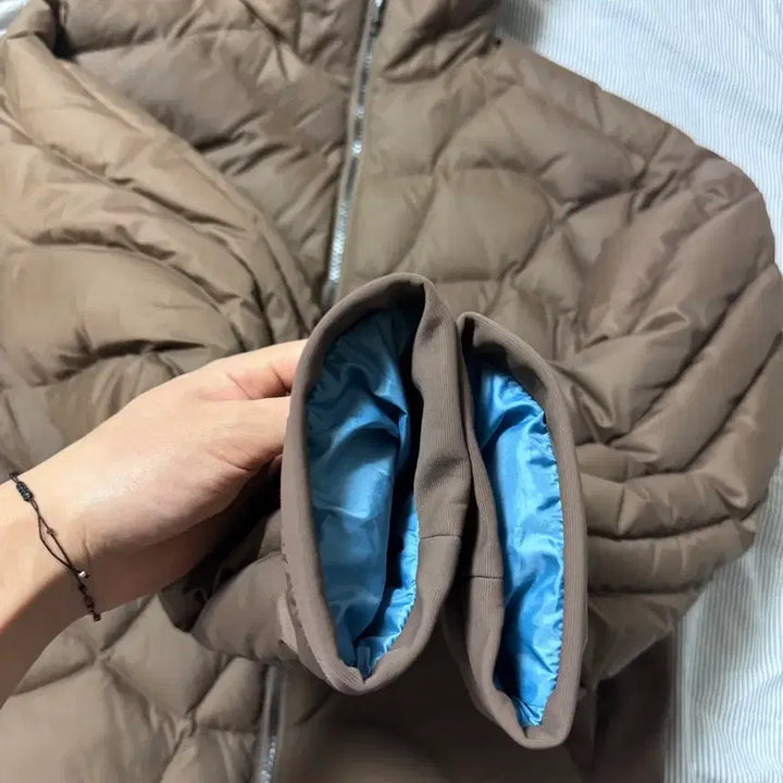 [BUNJANG] FREKER Pertex Down Jacket Brown S / FREKER 프리커 퍼텍스 다운 자켓 패딩 브라운 S