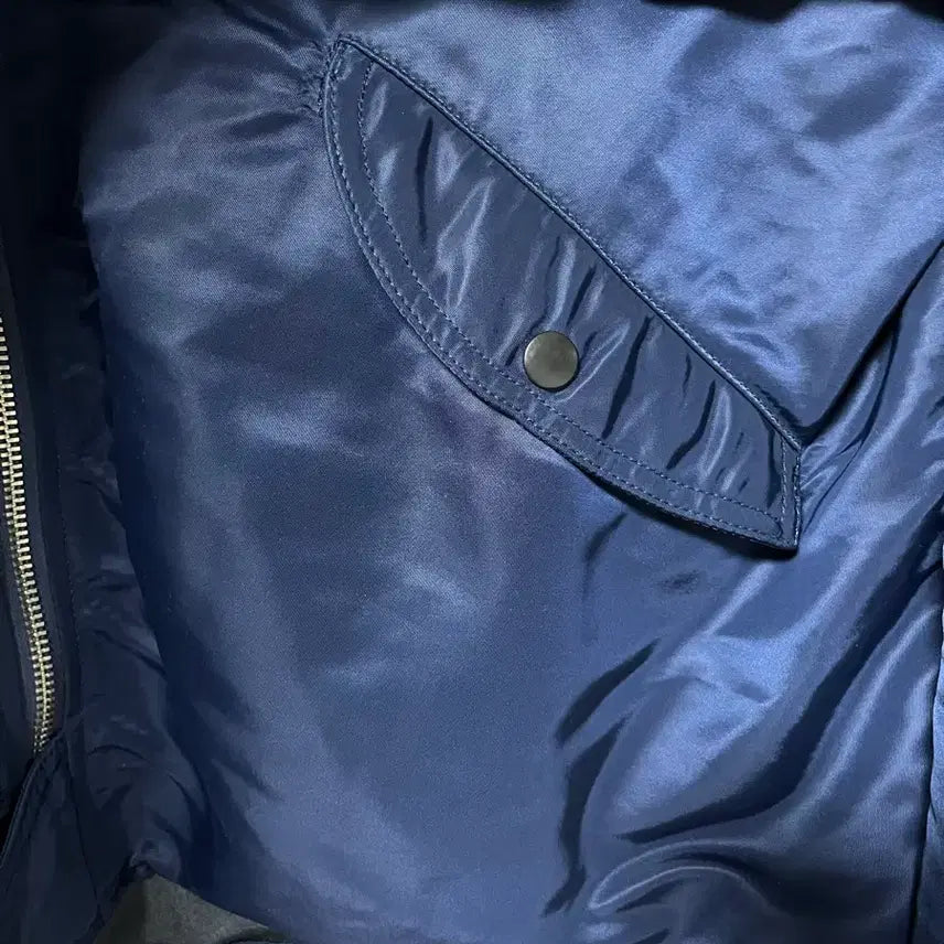 [BUNJANG] Nanamica MA-1 Bomber Jacket Navy M / Nanamica 나나미카 블루종 ma-1 자켓 네이비 M size