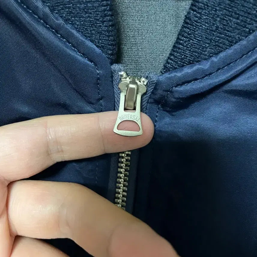 [BUNJANG] Nanamica MA-1 Bomber Jacket Navy M / Nanamica 나나미카 블루종 ma-1 자켓 네이비 M size