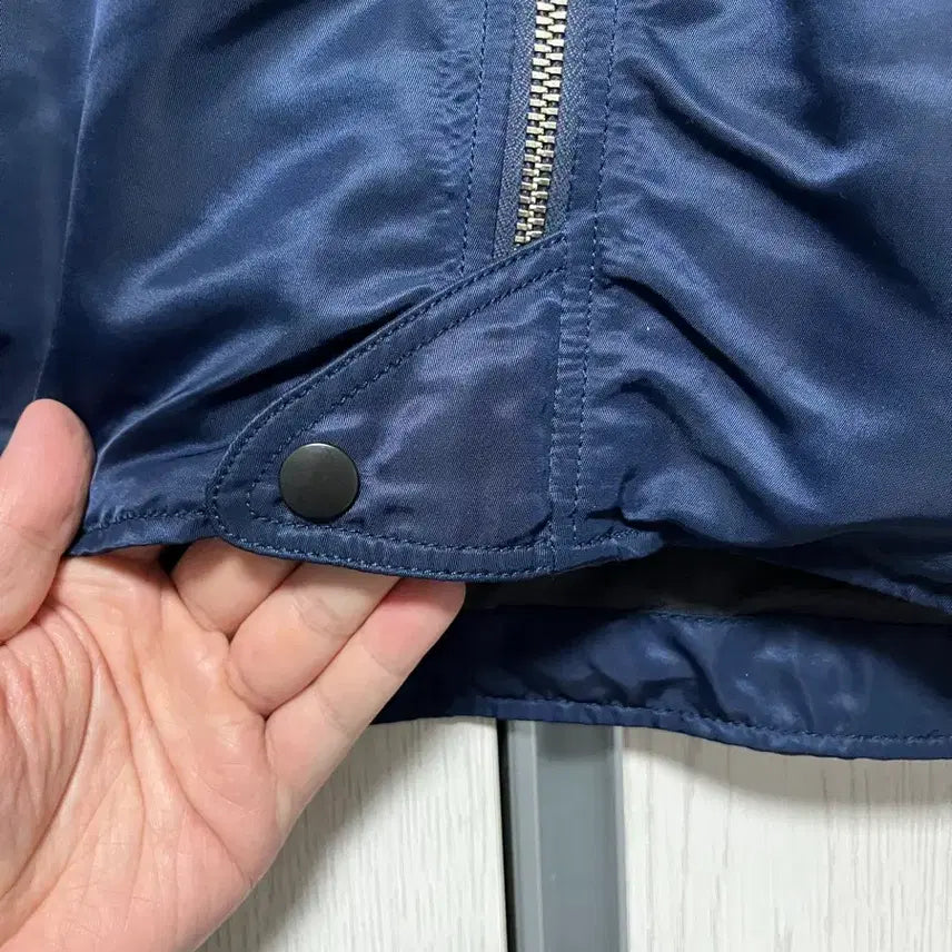 [BUNJANG] Nanamica MA-1 Bomber Jacket Navy M / Nanamica 나나미카 블루종 ma-1 자켓 네이비 M size