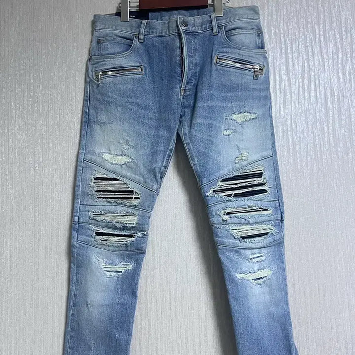 [BUNJANG] Balmain Bike Jeans (Size 33) / 발망 바이크 청바지 (33)