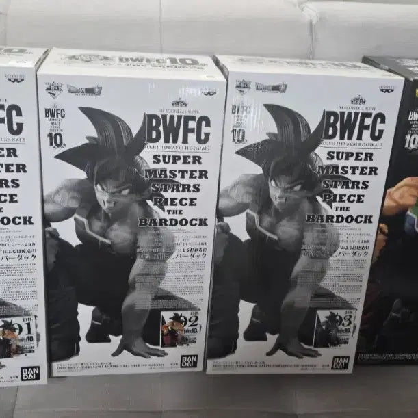 [BUNJANG] Dragon Ball Bardock BWFC Figure Set (Sealed) / 드래곤볼 BWFC 버독 피규어 4종 세트 미개봉