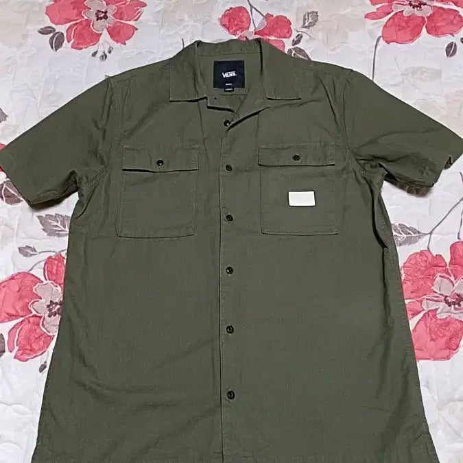 [BUNJANG] Vans Short Sleeve Shirt / 반스 반팔남방 95 가슴55 기장73