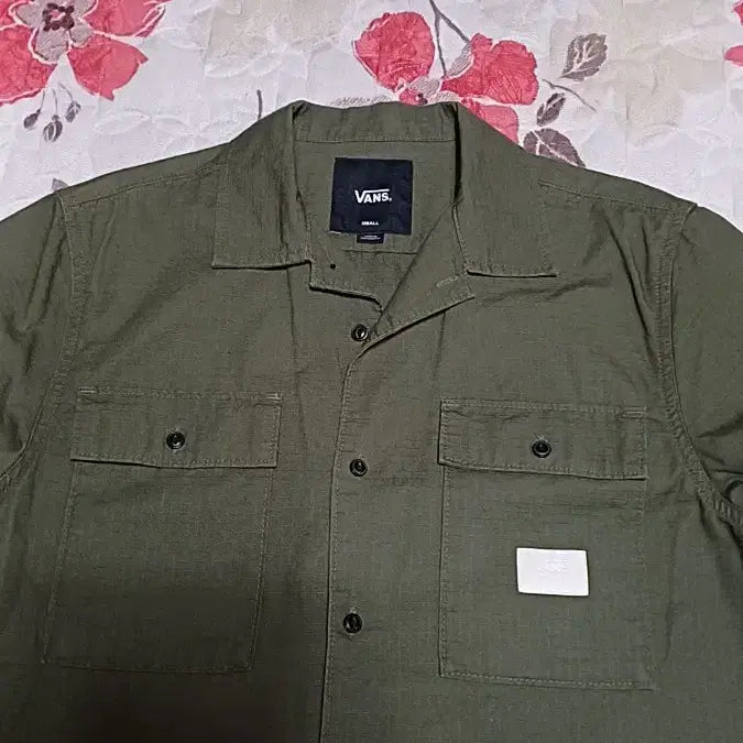 [BUNJANG] Vans Short Sleeve Shirt / 반스 반팔남방 95 가슴55 기장73