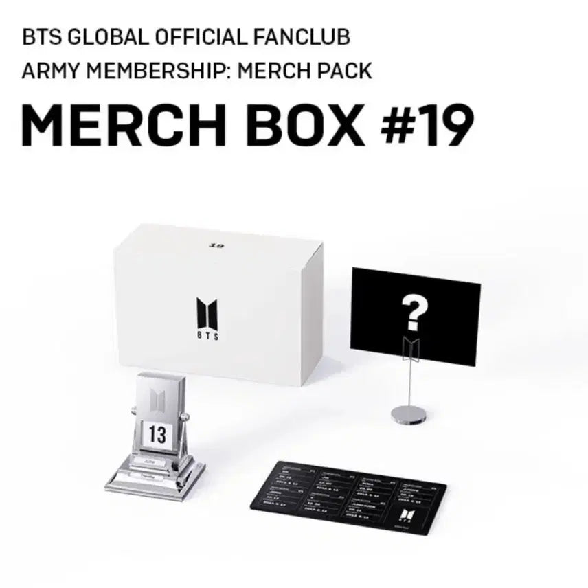 [BUNJANG] BTS Membership Merch Box #19 (Sealed) / 방탄소년단 머치박스 19 미개봉 판매 (방탄, 머치팩, 멤버쉽, 멤버십
