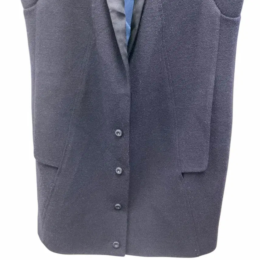 [BUNJANG] Kuho Navy Long Vest Jacket / 여성85/ 구호 네이비 롱 베스트 조끼형 자켓