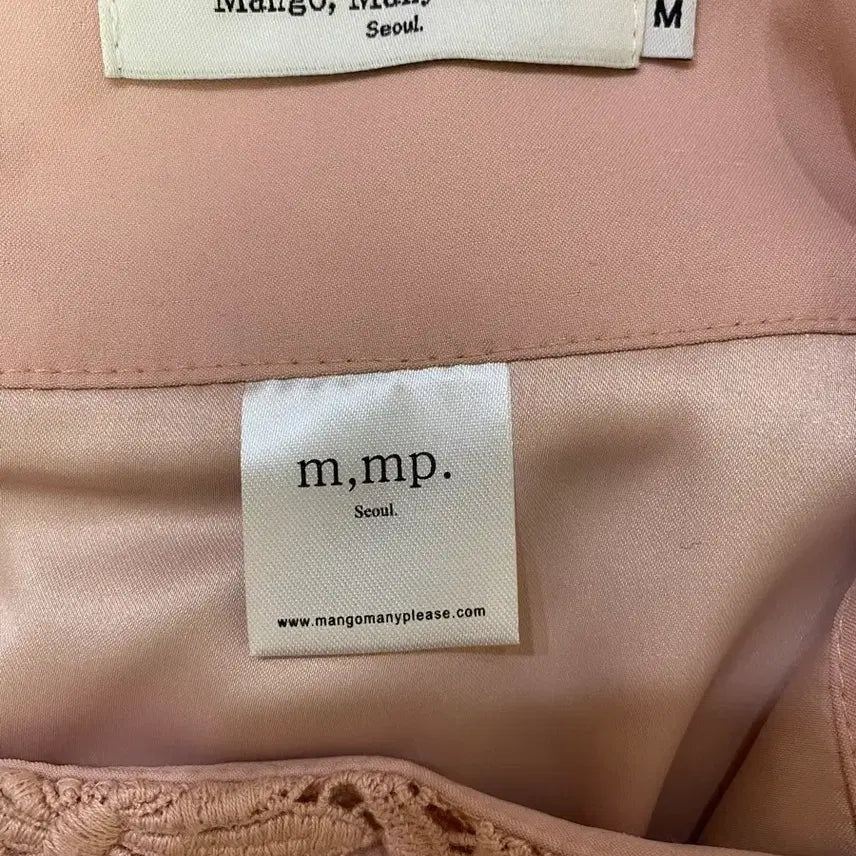 [BUNJANG] Mango Pink Lace Skirt / 망고매니플리즈 핑크 레이스 스커트