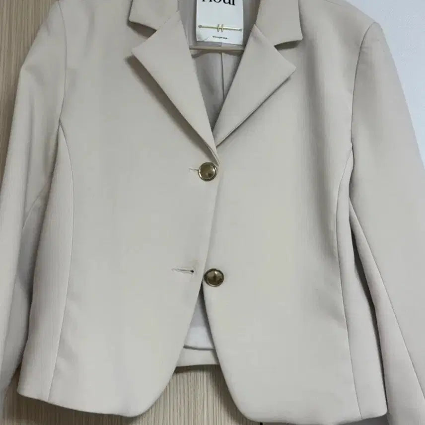 [BUNJANG] Ivory Spring Autumn Jacket / 아이보리 봄 가을 자켓