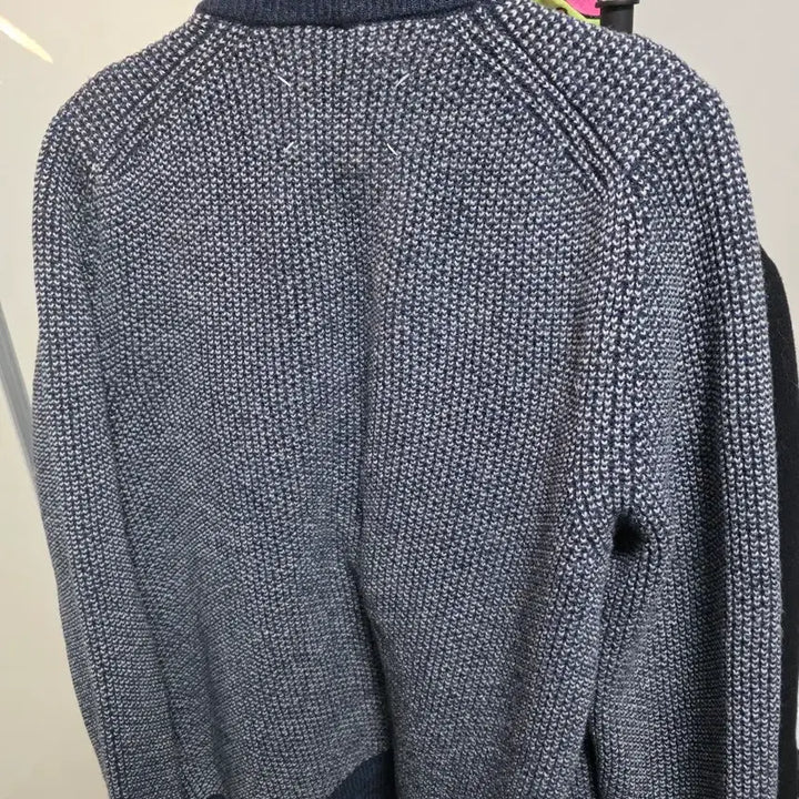 [BUNJANG] Maison Margiela Navy & White Cardigan / 메종 마르지엘라 가디건