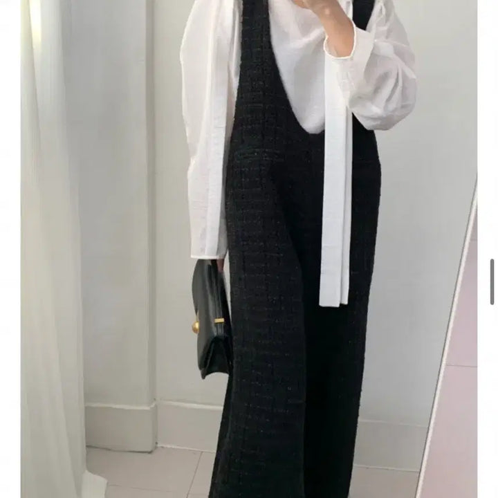 [BUNJANG] Outfit Tweed Jumpsuit / 아웃핏 트위드 점프수트