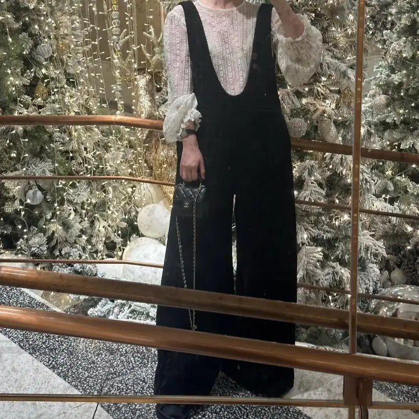 [BUNJANG] Outfit Tweed Jumpsuit / 아웃핏 트위드 점프수트