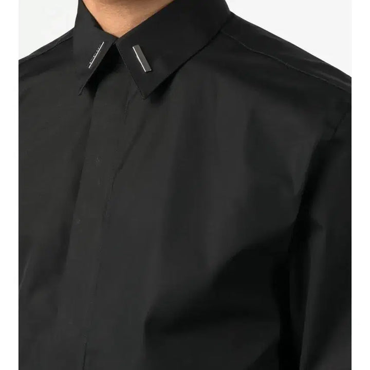 [BUNJANG] Givenchy Metal Logo Shirt / 지방시 메탈 로고 셔츠
