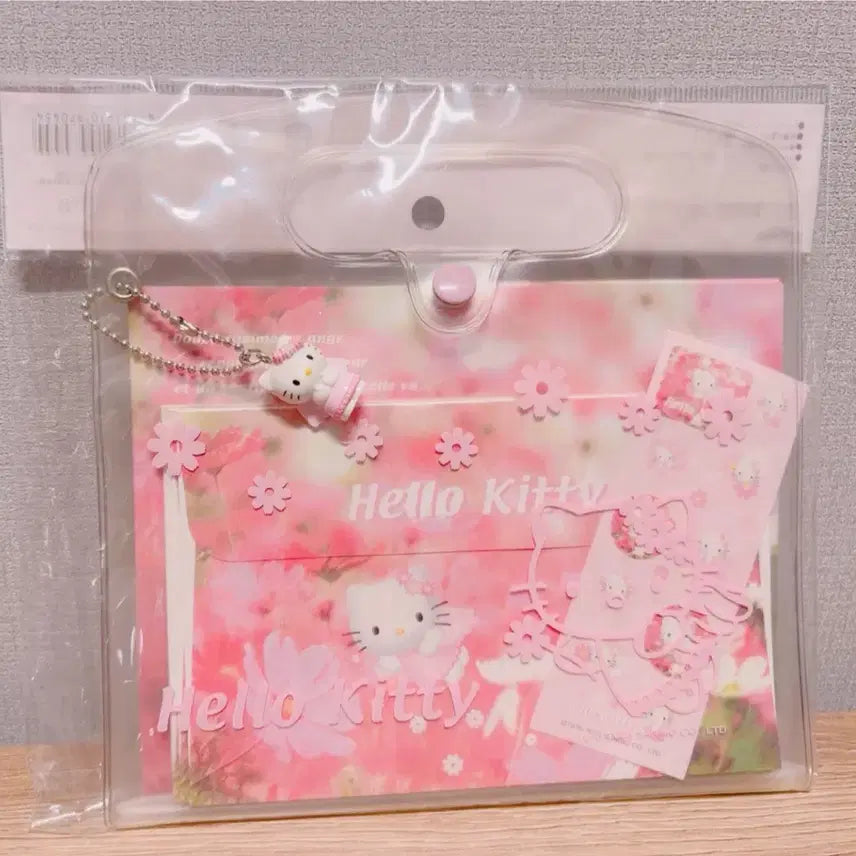 [BUNJANG] Hello Kitty Classic Angel Letter Set / 헬로키티 고전 엔젤 편지세트파일