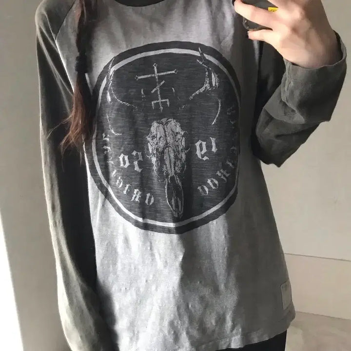 [BUNJANG] Life Is Wet Vintage Berkaru Raglan Long Sleeve / 라이프이즈웻 빈티지 버카루 나그랑 롱슬리브