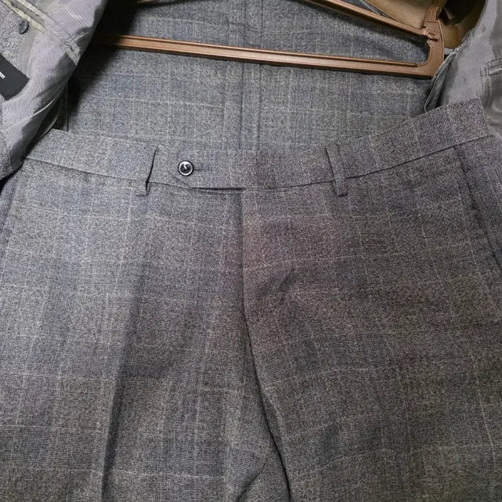 [BUNJANG] Ring Jacket Black Label Gray Glen Check Suit / 링자켓 블랙라벨 그레이 글렌체크 수트