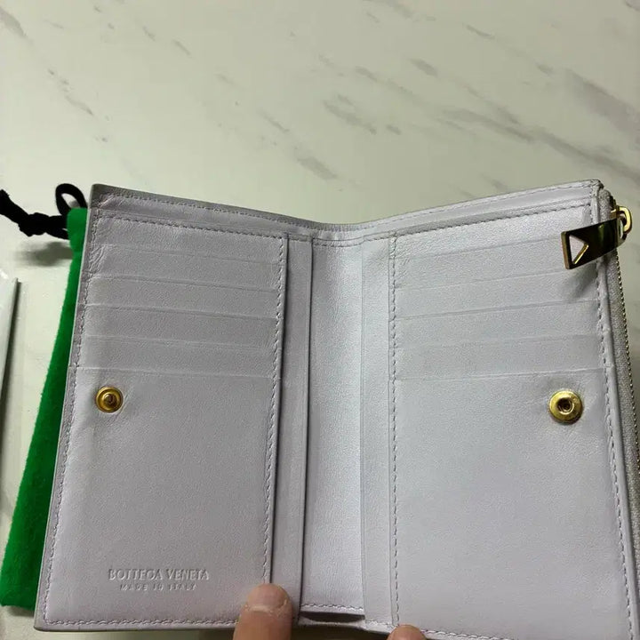 [BUNJANG] Bottega Veneta Intrecciato Folded Wallet / (OS/구성품) 보테가베네타 인트레치아토 폴더형 중지갑