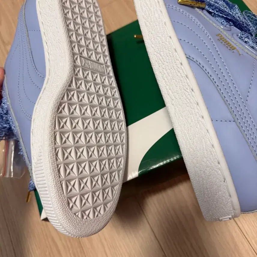 [BUNJANG] Puma Ribbon Lace Sneakers 230mm / 새상품 브랜드 푸마 리본 레이스 스니커즈 운동화 230 +1개 새틴끈