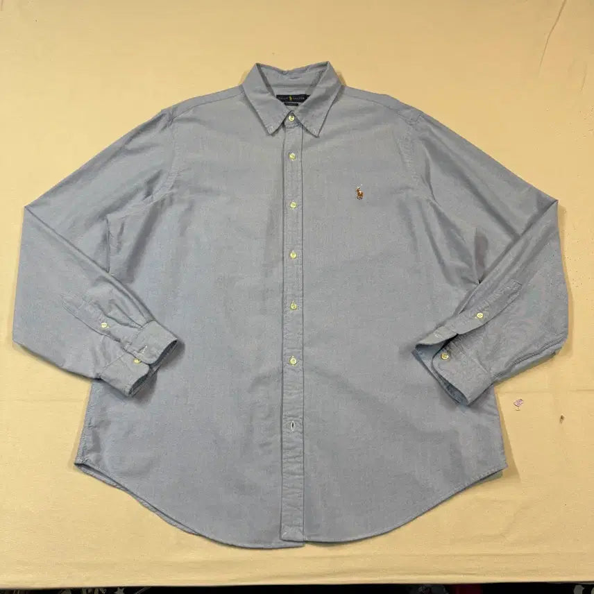 [SOLD OUT] XXL) 폴로 랄프로렌 클래식핏 옥스포드 셔츠 큐알탭 신형