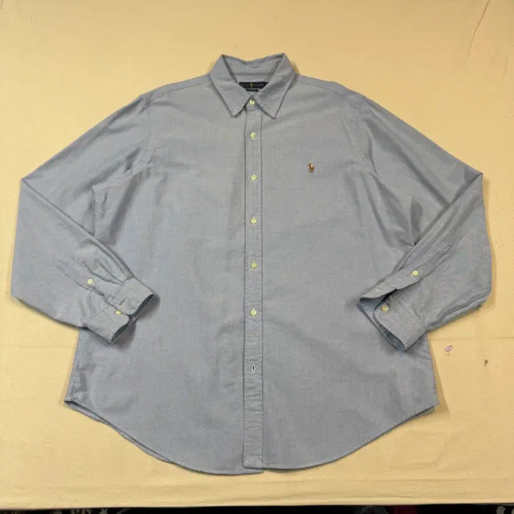 [SOLD OUT] XXL) 폴로 랄프로렌 클래식핏 옥스포드 셔츠 큐알탭 신형