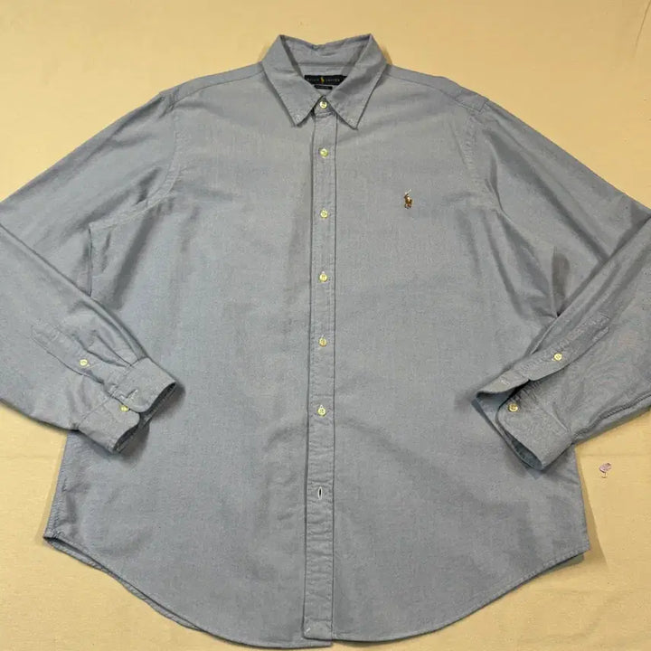 [SOLD OUT] XXL) 폴로 랄프로렌 클래식핏 옥스포드 셔츠 큐알탭 신형