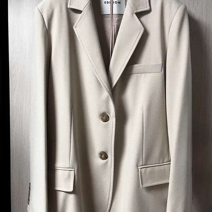 [BUNJANG] Marron Edition Beige Two-Piece Suit Set / 마론에디션 자켓+롱스커트 셋업 정장수트 투피스(새상품) 30만원대구입