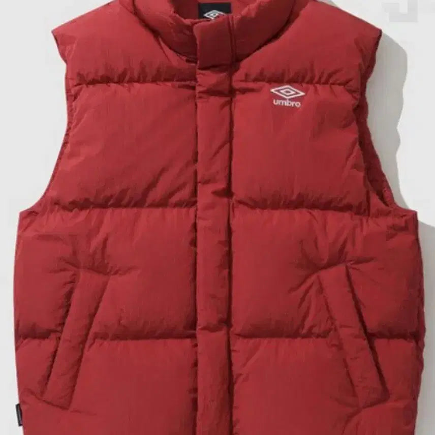[BUNJANG] Umbro Red Vest Padded Jacket 95 / 엄브로 조끼패딩 레드 95
