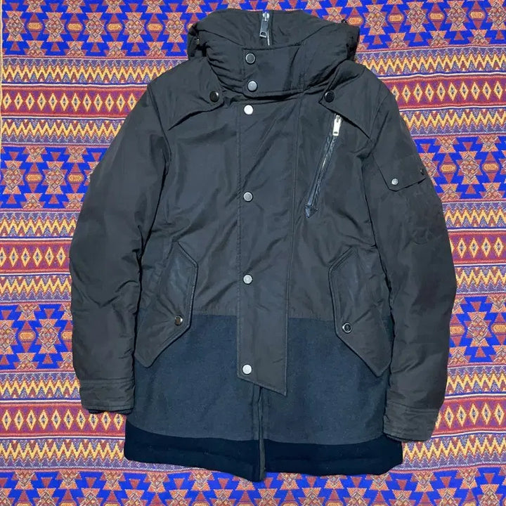 [BUNJANG] Time Homme Cashmere Goose Down Half Padding / [95] 타임옴므 캐시미어 거위털 하프 패딩