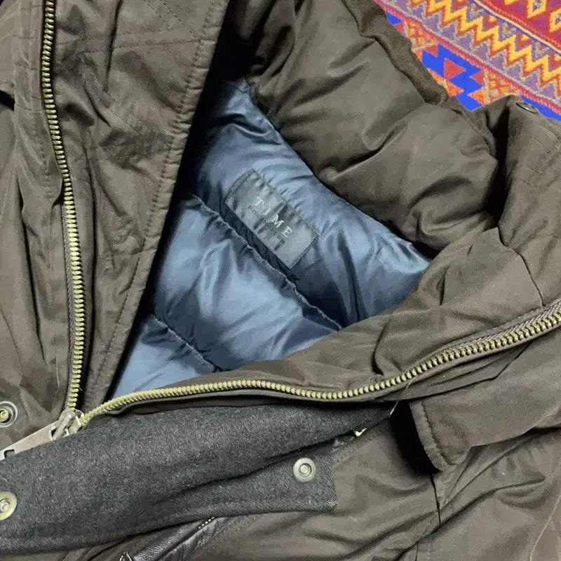 [BUNJANG] Time Homme Cashmere Goose Down Half Padding / [95] 타임옴므 캐시미어 거위털 하프 패딩