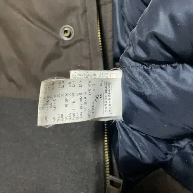 [BUNJANG] Time Homme Cashmere Goose Down Half Padding / [95] 타임옴므 캐시미어 거위털 하프 패딩
