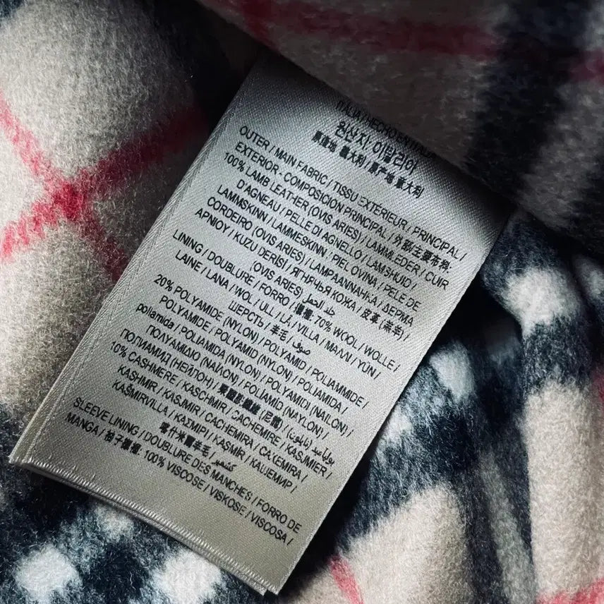 [BUNJANG] Burberry A2 Bomber Jacket / 버버리 명작 italy made 램스킨 캐시미어 안감 A2 봄버 자켓