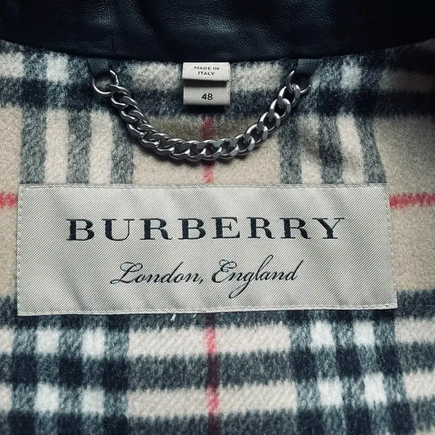 [BUNJANG] Burberry A2 Bomber Jacket / 버버리 명작 italy made 램스킨 캐시미어 안감 A2 봄버 자켓