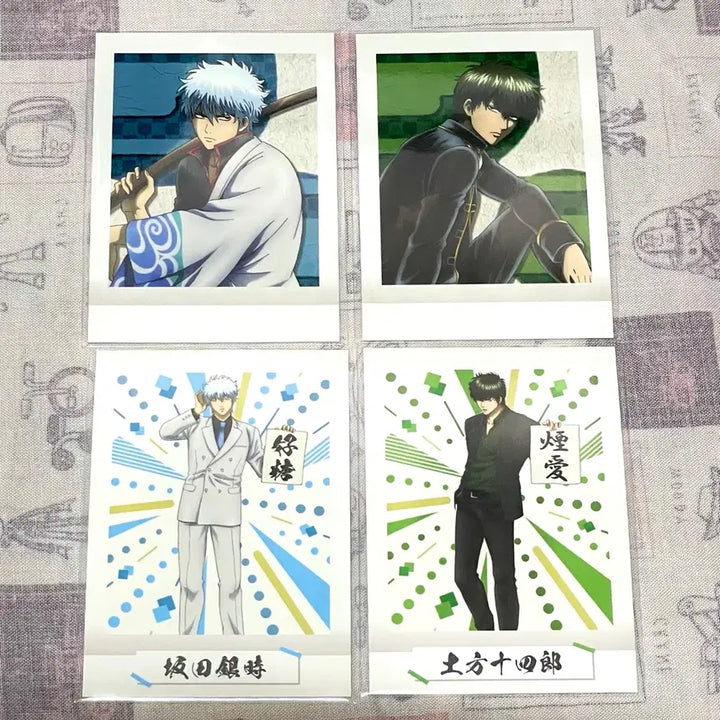 [BUNJANG] Gintama Pacha Can Badge Set / 은혼 파샤 캔뱃지 긴토키 히지카타 가츠라