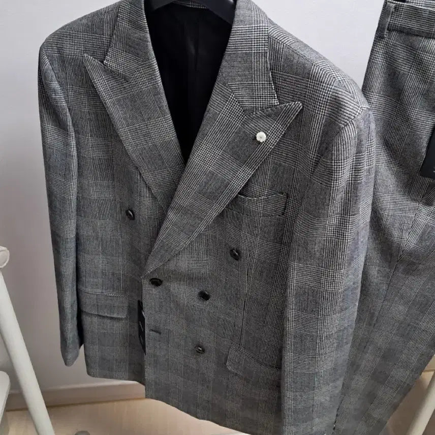 [BUNJANG] Sieg Double Breasted Suit Set / 지이크 더블브레스티드 더블수트 (이탈리아 수입 원단)