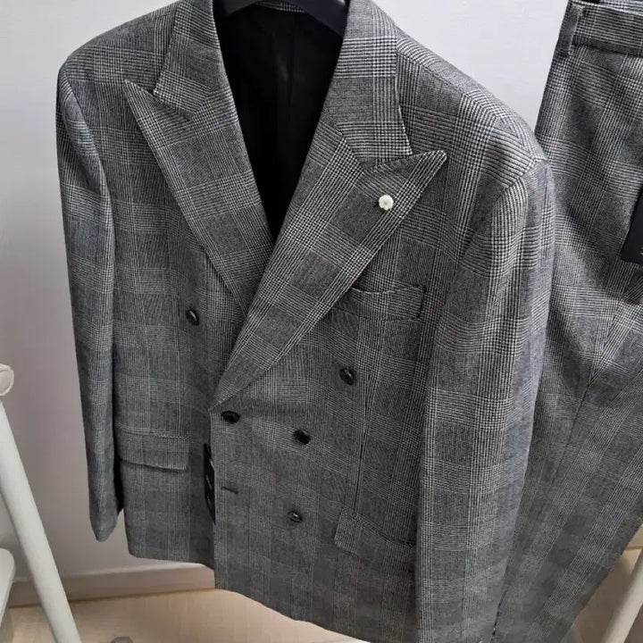 [BUNJANG] Sieg Double Breasted Suit Set / 지이크 더블브레스티드 더블수트 (이탈리아 수입 원단)