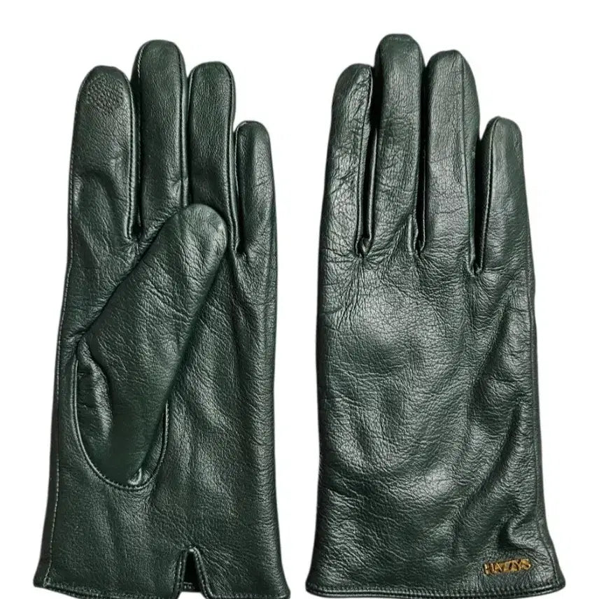 [BUNJANG] HAZZYS Women's Leather Smart Touch Gloves / 헤지스 여성 양가죽 스마트터치 장갑 딥그린 | 상태좋음 | 시즌정리