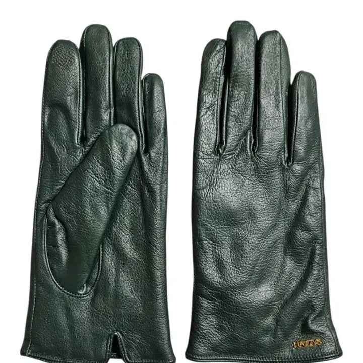 [BUNJANG] HAZZYS Women's Leather Smart Touch Gloves / 헤지스 여성 양가죽 스마트터치 장갑 딥그린 | 상태좋음 | 시즌정리