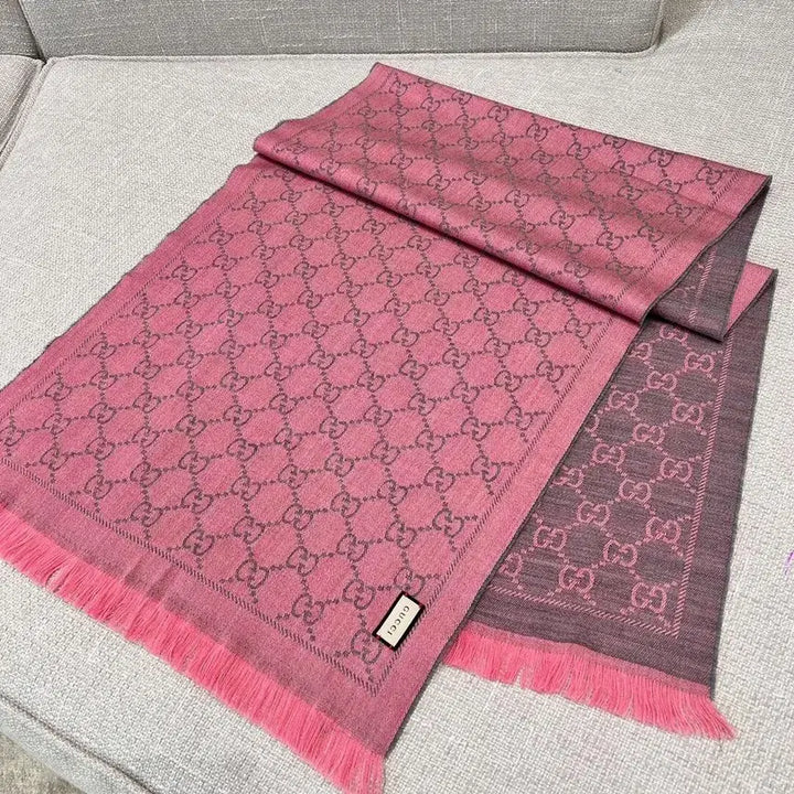 [BUNJANG] Gucci Pink Muffler / 구찌 핑크 머플러
