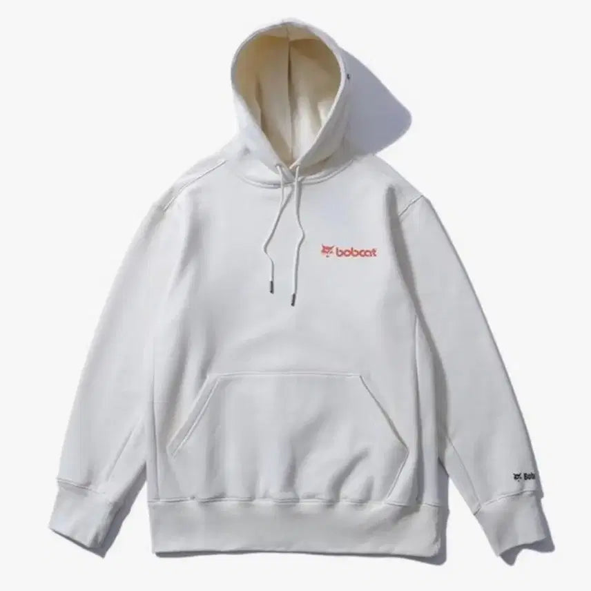 [BUNJANG] Bobcat White Hoodie / 밥캣 화이트 후드티