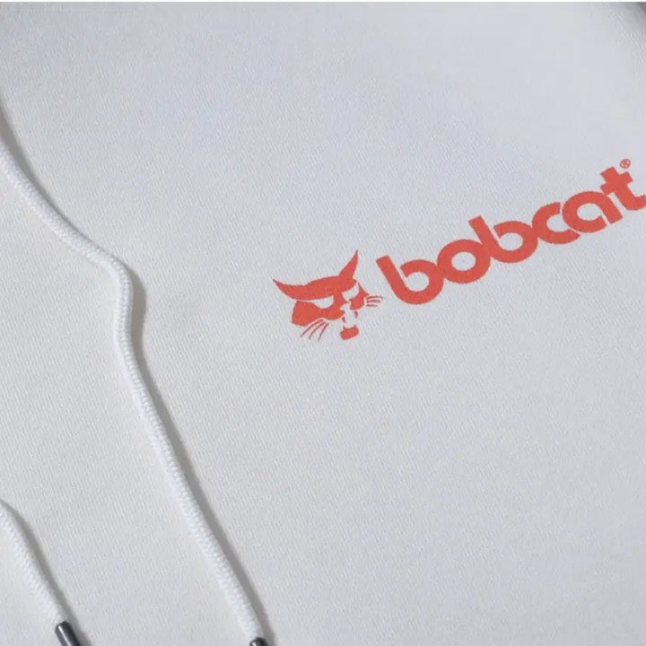 [BUNJANG] Bobcat White Hoodie / 밥캣 화이트 후드티