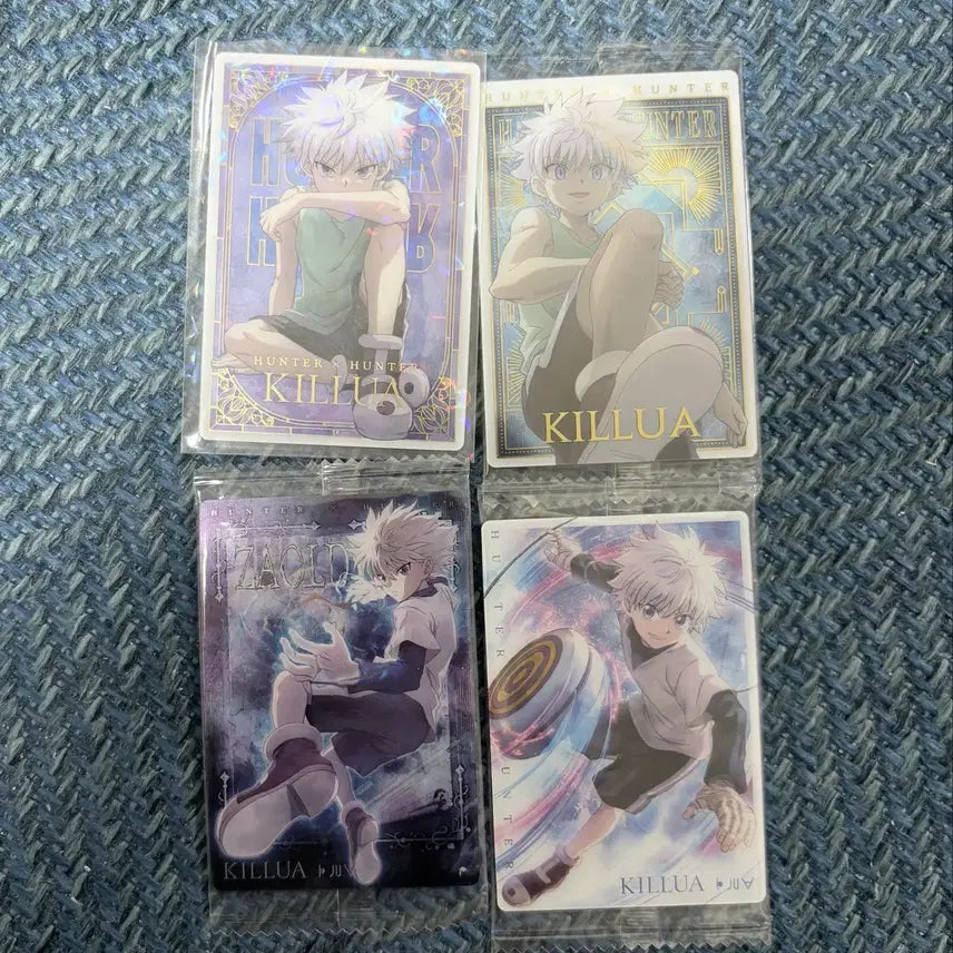 [BUNJANG] Hunter x Hunter Killua Zoldyck Itajaga Wafer Card Bundle Set / 헌터헌터 헌헌 메탈릭 이타쟈가 웨하스 카드 키르아 조르딕 일괄 판매
