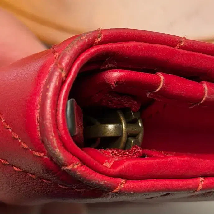 [BUNJANG] Gucci GG Marmont Card Case Red / 구찌 GG 마몽 카드 케이스 레드