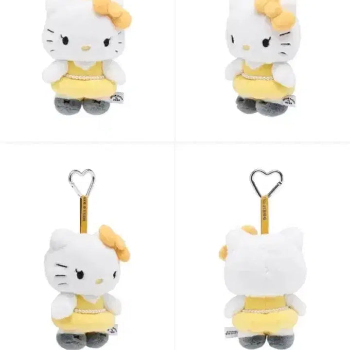 [BUNJANG] Hello Kitty Jisoo Plush Keyring Yellow / 헬로키티 x 지수 플러시 키링 옐로우