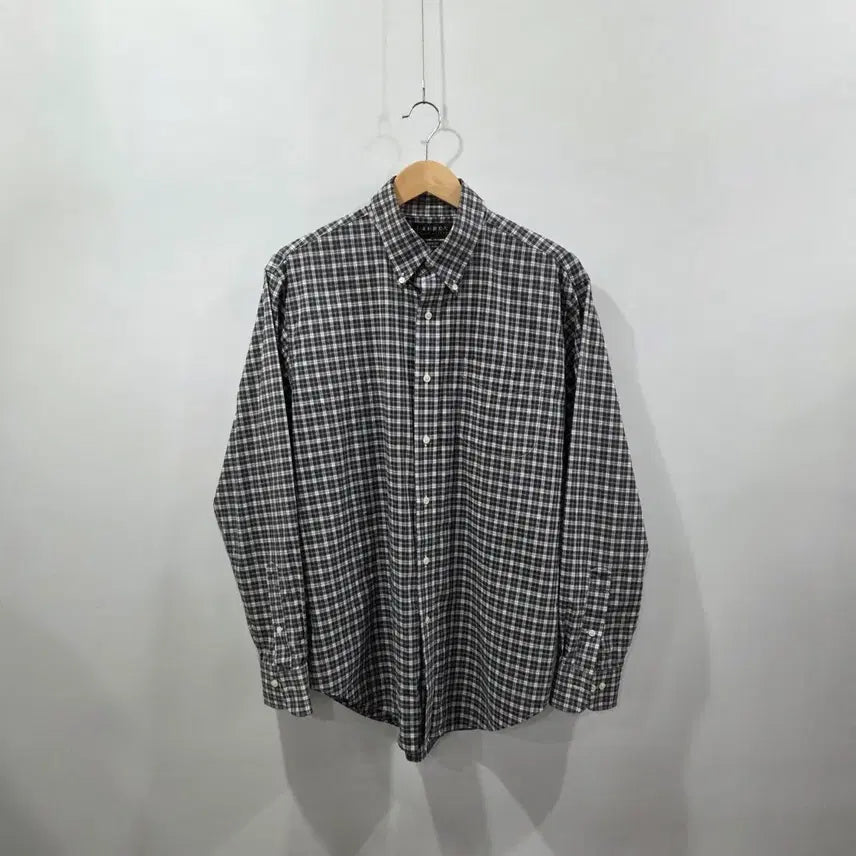 [BUNJANG] Lauren Ralph Lauren Button-Down Checkered Shirt / 로렌랄프로렌 버튼다운 체크셔츠