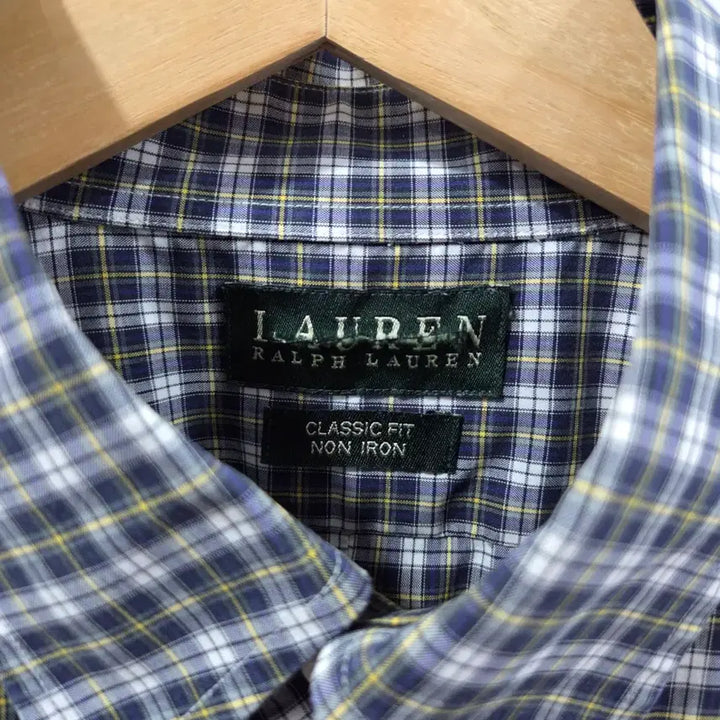 [BUNJANG] Lauren Ralph Lauren Button-Down Checkered Shirt / 로렌랄프로렌 버튼다운 체크셔츠