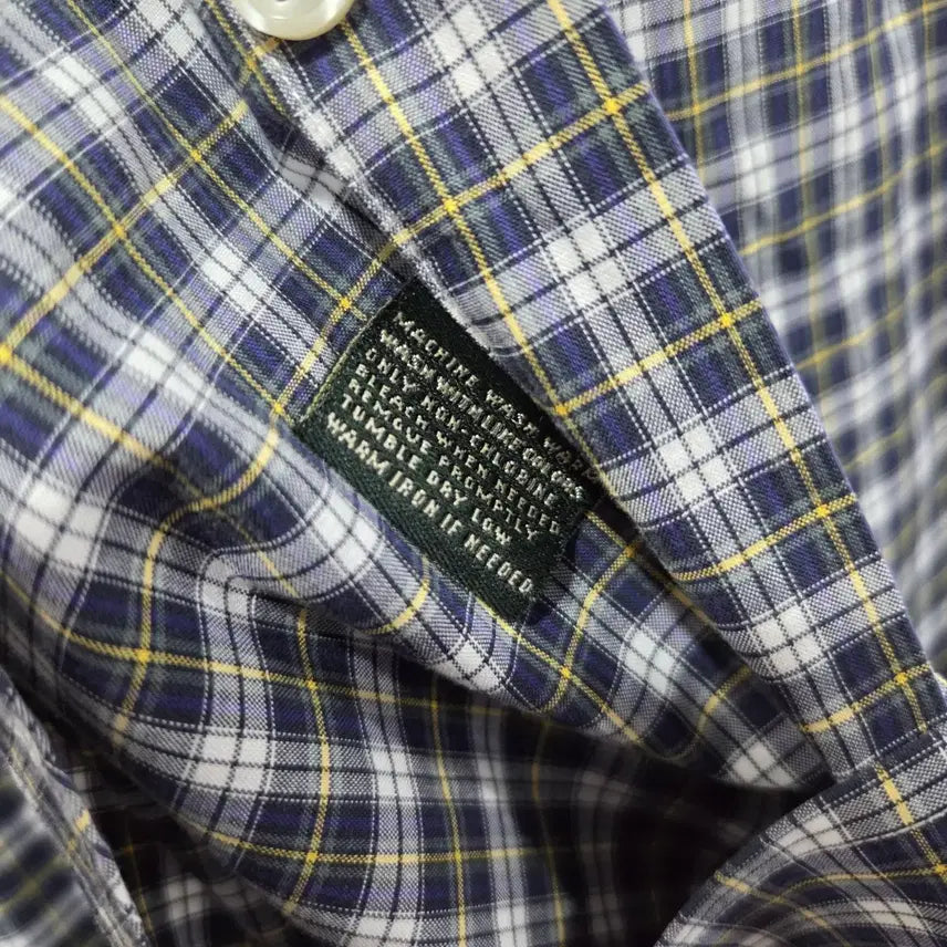 [BUNJANG] Lauren Ralph Lauren Button-Down Checkered Shirt / 로렌랄프로렌 버튼다운 체크셔츠