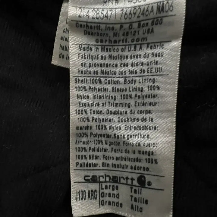 [BUNJANG] Carhartt J130 ARG Duck Active Hooded Jacket (L-TALL) / (L-TALL)칼하트 덕 액티브 후드자켓 J130 ARG 아미그린