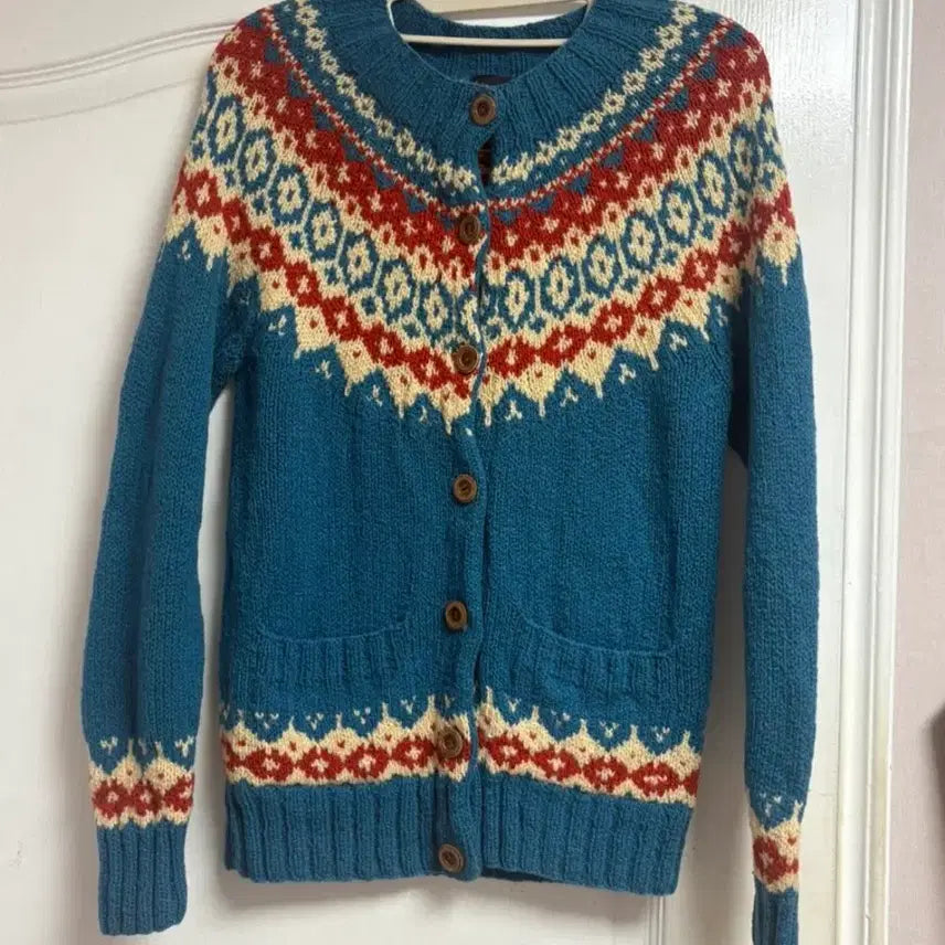 [BUNJANG] N/A Nordic Pattern Cardigan / 노르딕 패턴 가디건